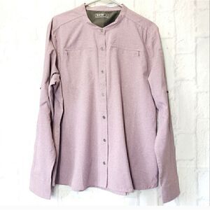 HI-TEC Moisture Wicking Button-down Top Hiking Outdoor Apparel